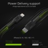 Green Cell kabel GC power Stream USB-C - Lightning 100 cm z power Delivery (Apple MFi Certified)