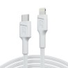 Biała USB-C - Lightning MFi 1m kabel do Apple iPhone Green Cell PowerStream, z power Delivery szybkie ładowania