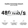 Biała USB-C - Lightning MFi 1m kabel do Apple iPhone Green Cell PowerStream, z power Delivery szybkie ładowania