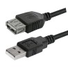 Logo Przedłużacz USB (2.0), USB A M - USB A F, 1.8m, czarna, 10-pack, cena za 1 szt.