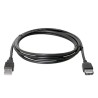 Logo Przedłużacz USB (2.0), USB A M - USB A F, 1.8m, czarna, 10-pack, cena za 1 szt.