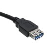 Logo Przedłużacz USB (3.0), USB A M - USB A F, 1.8m, czarna, blister, EOL