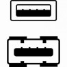 Logo Przedłużacz USB (1.1), USB A M - USB A F, 1.8m, transfer 480Mb/s