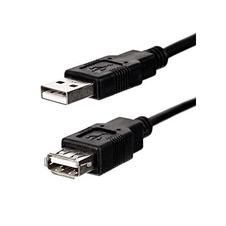 Logo Economy Przedłużacz USB (2.0), USB A M - USB A F, 1.8m, czarny, EOL