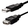 Logo Economy Przedłużacz USB (2.0), USB A M - USB A F, 1.8m, czarny, EOL