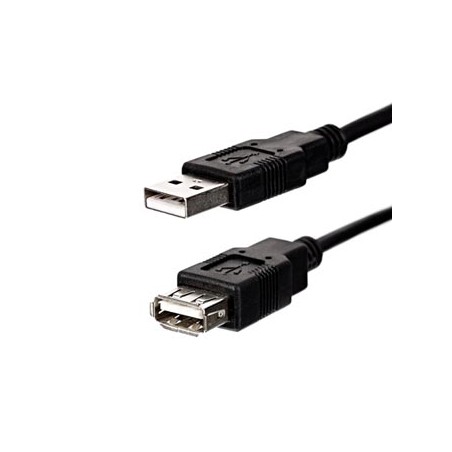 Logo Economy Przedłużacz USB (2.0), USB A M - USB A F, 3m, czarny
