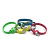 Logo USB kabel (2.0), USB A M - microUSB (M), 0.25m, żółty, blister, na nadgarstek, EOL