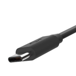 Logo USB kabel (2.0), USB A M - USB C (M), 1m, czarny, blister, EOL