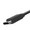 Logo USB kabel (2.0), USB A M - USB C (M), 1m, czarny, blister, EOL