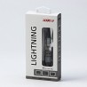 Logo USB kabel (2.0), USB A M - Apple Lightning M, 2m, certyfikat MFi, srebrny, box, oplot nylonowy, aluminiowa osłona złącza, E