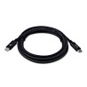 USB kabel (3.2 gen 1), USB C (M) - USB C (M), 1m, 5 Gb/s, 5V/3A, czarny, EOL