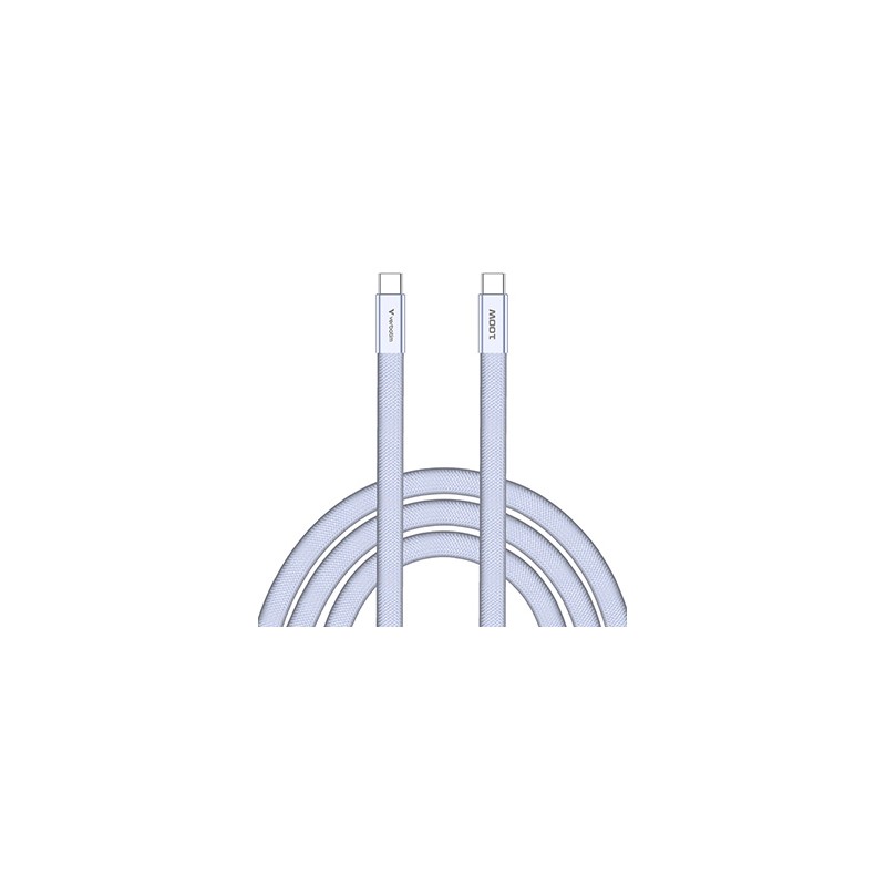 Verbatim USB-C kabel SoftTouch USB C (M) - USB C (M), 100W, 1.2m, fiolet, box, 30278