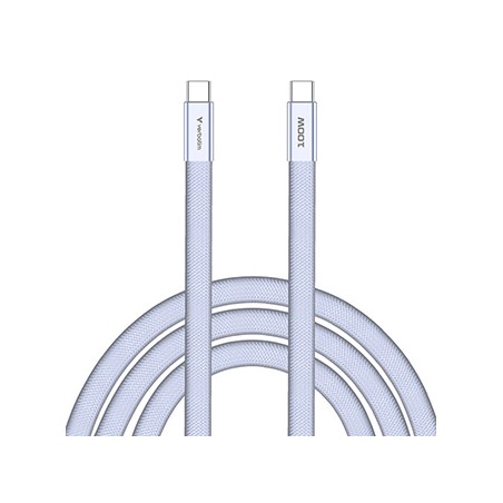 Verbatim USB-C kabel SoftTouch USB C (M) - USB C (M), 100W, 1.2m, fiolet, box, 30278