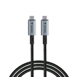 Verbatim USB kabel USB C (M) - USB C (M), 240W, 1.2m, czarny, box, 31847