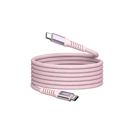 Verbatim USB-C kabel USB C (M) - USB C (M), 60W, 1.2m, magnetyczny, różowy, box, 31853