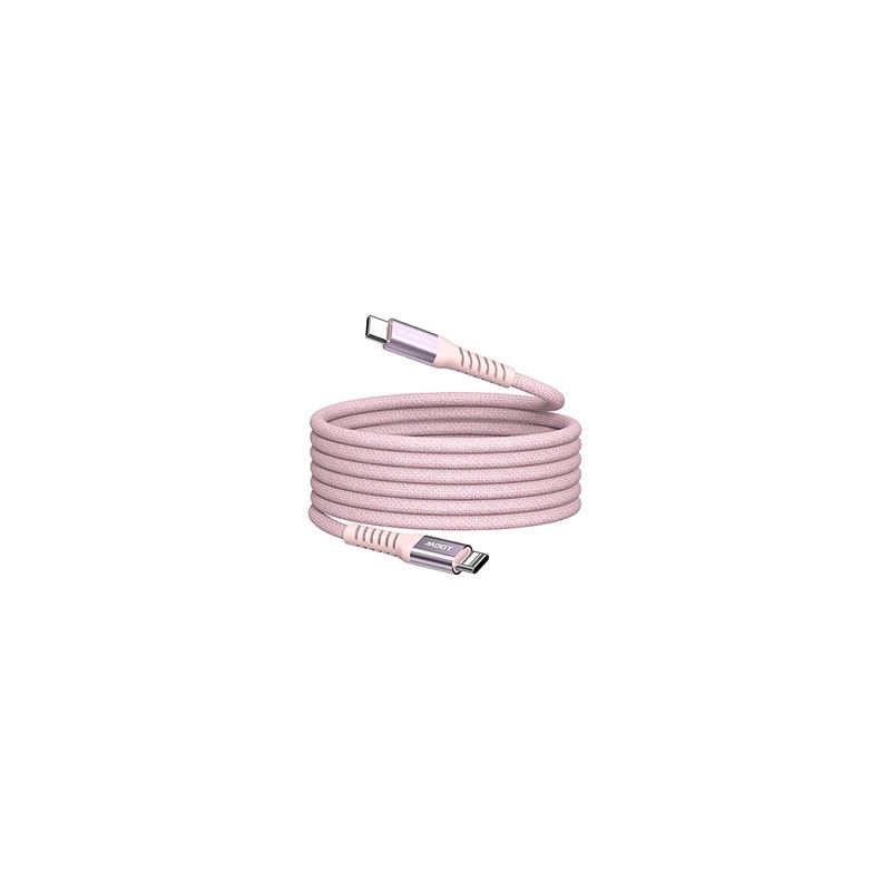 Verbatim USB-C kabel USB C (M) - USB C (M), 100W, 1.2m, magnetyczny, różowy, box, 31857