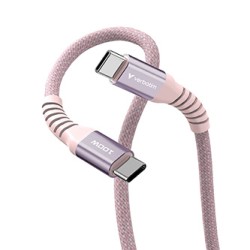 Verbatim USB-C kabel USB C (M) - USB C (M), 100W, 1.2m, magnetyczny, różowy, box, 31857