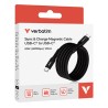 Verbatim USB-C kabel USB C (M) - USB C (M), 60W, 1.2m, magnetyczny, czarny, box, 31859