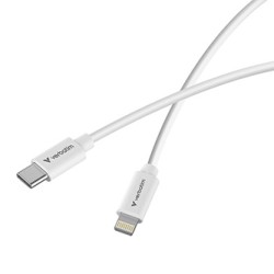 Verbatim USB kabel USB C (M) - Apple Lightning M, 27W, 1m, czarno-biały, box, 32392