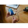 Verbatim USB kabel USB C (M) - Apple Lightning M, 27W, 1m, czarno-biały, box, 32392