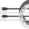 Verbatim USB kabel USB C (M) - Apple Lightning M, 27W, 1m, czarno-biały, box, 32392