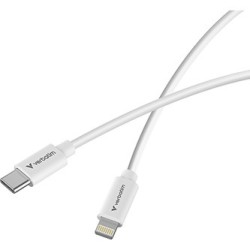 Verbatim USB kabel USB C (M) - Apple Lightning M, 27W, 1m, czarno-biały, box, 32392