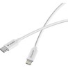 Verbatim USB kabel USB C (M) - Apple Lightning M, 27W, 1m, czarno-biały, box, 32392