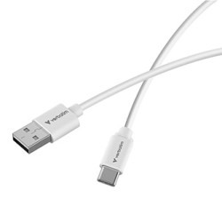 Verbatim USB kabel USB A M - USB C (M), 18W, 1m, czarno-biały, box, 32393
