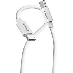 Verbatim USB kabel USB C (M) - USB C (M), 100W, 3m, biała, box, 32409