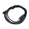 Logo USB kabel (2.0), USB A M - 12-pin M, 1.8m, czarny, blister, OLYMPUS
