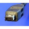 Logo USB kabel (1.1), USB A M - 4-pin M, 0.7m, nawijany, czarny, HIROSE, EOL