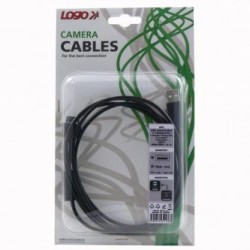 Logo USB kabel (2.0), USB A M - 12-pin M, 1.8m, czarny, blister, CANON, EOL