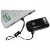 Logo USB kabel (2.0), USB A M - microUSB (M), 0.3m, czarny, smycz na nadgarstek, EOL