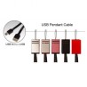 Logo USB kabel (2.0), USB A M - microUSB (M), 0.3m, czarny, smycz na nadgarstek, EOL