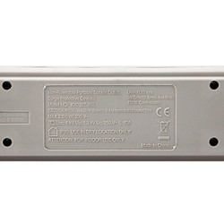 Powerton ENERGY PLUGIX, 3m, 6 gniazdek, biała, LED indikace, EOL