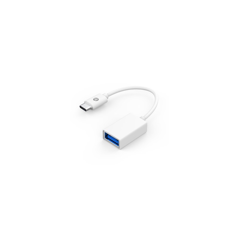 USB redukcja, (3.0), USB C (M) - USB A F, biała, Hewlett-Packard DHC-TC105
