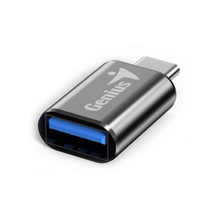 USB redukcja, (3.0), USB C (M) - USB A F, czarna, Genius USB 3.0, do 5Gbps