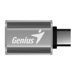 USB redukcja, (3.0), USB C (M) - USB A F, czarna, Genius USB 3.0, do 5Gbps