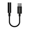 USB/Audio adapter, USB C (M) - Jack (3,5mm) F, stereo, czarna, Genius ACC-C100