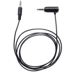 Audio Hands free kabel, Jack (3.5mm) M 4-polowy - Jack (3,5mm) M, 1.2 m, stereo, czarny, do iPhone/iPad 38588, EOL