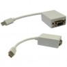 Video adapter, mini DisplayPort (M) - VGA (D-sub) (F), biała, EOL