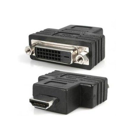 Video redukcja, HDMI M - DVI (24+1) F, czarna, Logo, EOL