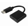 Video redukcja, DisplayPort M - HDMI F, HDMI 1.3 - Standard, czarna, Logo blister