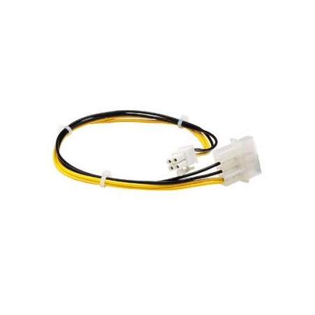 Moc Redukcja zasilania PC, wewnętrzny, DC 5,25" - P4 (4pin), czarna, Logo, EOL