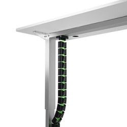 Powerton ERGO GANSO PRO Organizer kabli, czarno-zielony