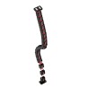 Powerton ERGO GANSO PRO Organizer kabli, czarno-czerwony