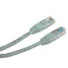 Przewód LAN UTP patchcord, Cat.5e, RJ45 M - RJ45 M, 0.5 m, nieekranowany, szary, economy, EOL