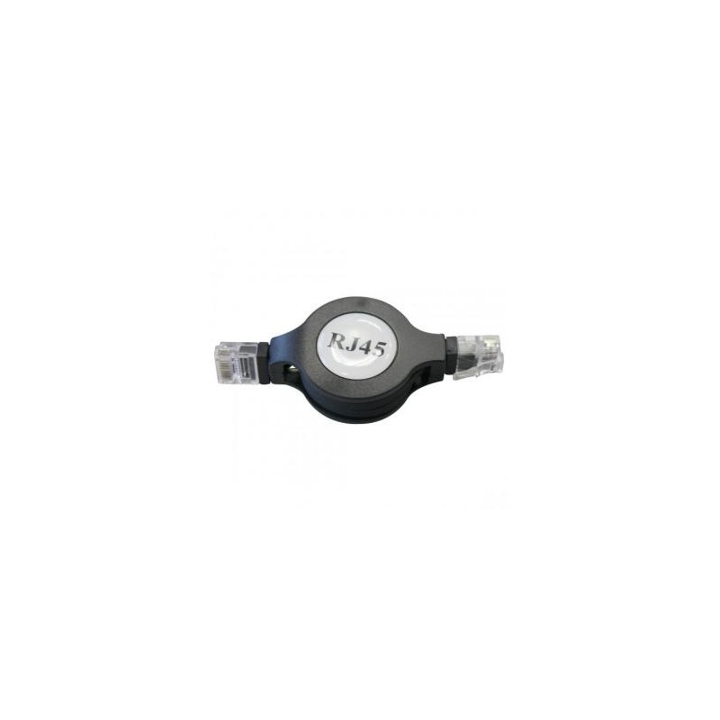 Przewód LAN UTP patchcord, Cat.5e, RJ45 M - RJ45 M, 1.2 m, nieekranowany, nawijany, czarny, Logo LOGO bag
