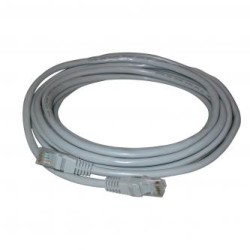 Przewód LAN UTP patchcord, Cat.5e, RJ45 M - RJ45 M, 2 m, nieekranowany, szary, economy, EOL