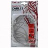 Przewód LAN UTP patchcord, Cat.5e, RJ45 M - RJ45 M, 2 m, nieekranowany, szary, Logo blister, EOL